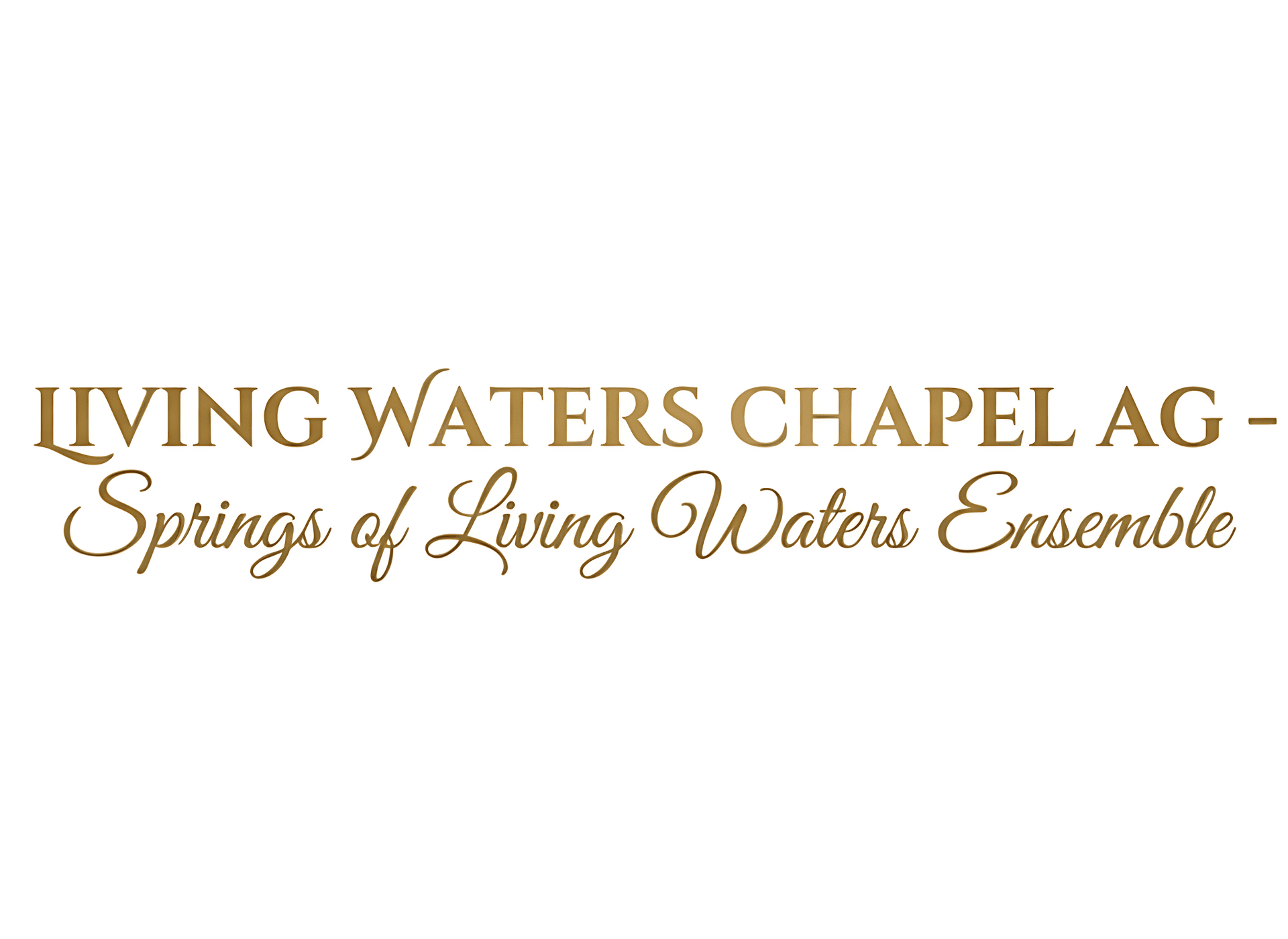 Springs Of Living Waters Ensemble banner